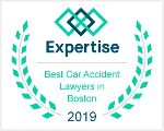 best car accident lawyers in boston award badge