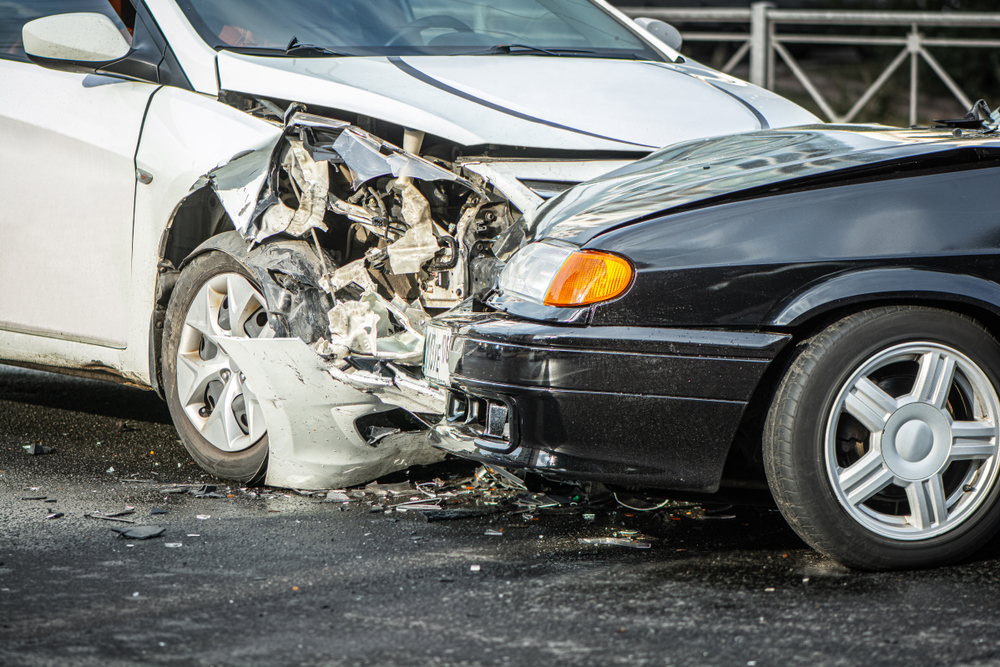 what injuries are most commonly seen after a head-on car accident?